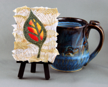 Autumn's Pride Mini Fiber Art 