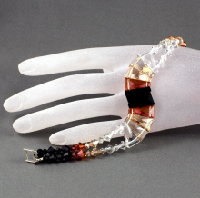 Cleopatra - Swarovski and Sterling Bracelet