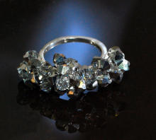 Swarovski Cluster Ring