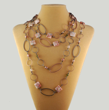 Double Edge Design Necklaces