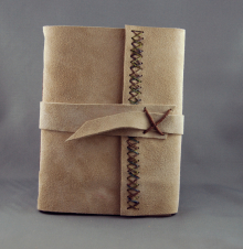 Handmade Suede Journal - Large Size
