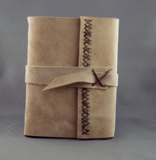 Handmade Suede Journal - Large Size Handmade Suede Journal - Large Size