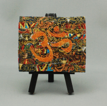 Ohm #2 - Mini Fiber Art